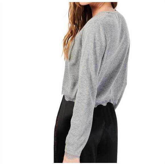 NEW CAMI NYC elaine cardigan in alloy - Picture 5 of 5